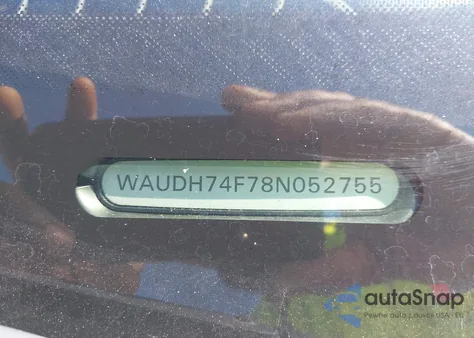 2008 Audi A6 3.2 из США, поврежденный, VIN WAUDH74F78N052755